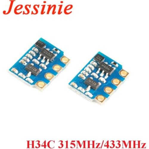 5Pcs H34C 315MHz 433MHz RF Remote Control Board Wireless Transmitter Module Electronic DIY Board ASK OOK Kit