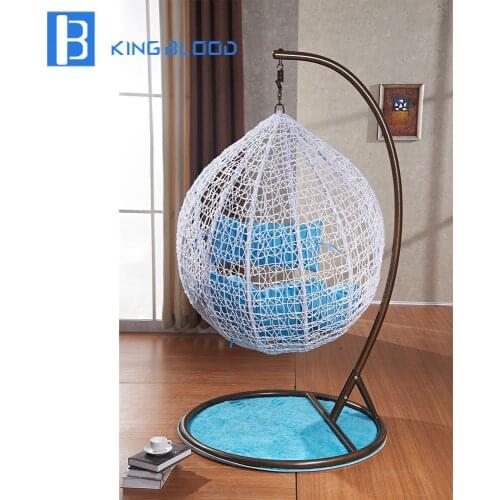 Modern design garden patio furniture egg shape swing hanging chair for outdoor