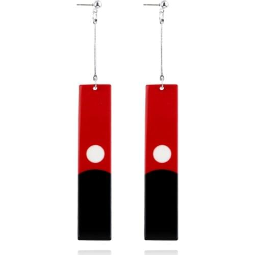 Tokyo Revengers Izana Kurokawa Earrings Acrylic Anime Cosplay Props Hanafuda Drop Earrings for Women Fashion Jewelry Accessories