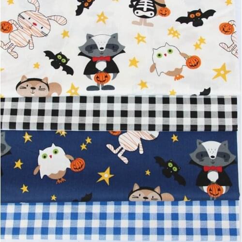 Cartoon Animal Car 100% cotton printed fabric diy sewing fabric for home textile bedding sheets baby dress mural tecidos tilda