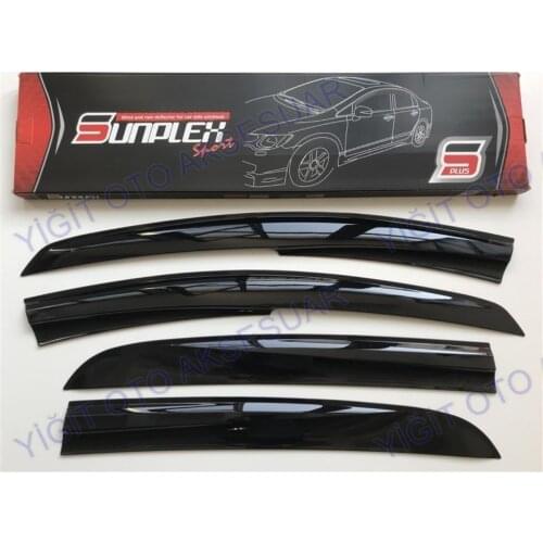 For FIAT PUNTO Rain Wind Deflector 2006-2018 Sunshade Curtains Car Windshield Auto Accessory Universal Spilitter Mud Flaps