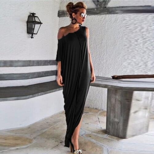 Dress Spring Splice Contrast Panel Women Summer Casual Loose O Neck Short Sleeve Dress Irregular Maxi Long Dress Vestidos 2021
