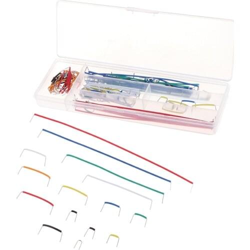 140pcs/set Useful Solderless Breadboard Jumper Cable Wire Kit Diy Shield For Arduino