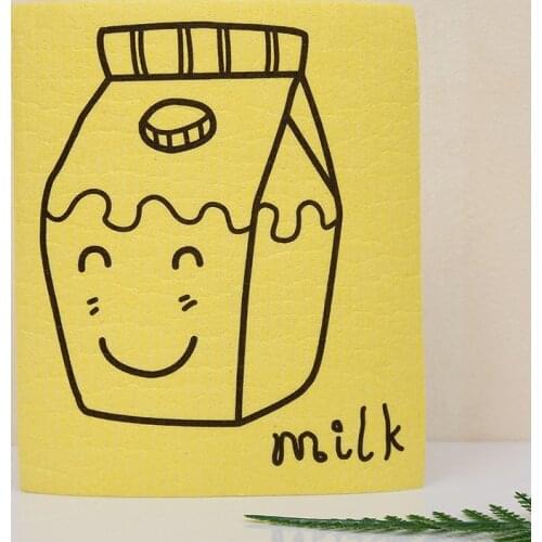 2pcs Swedish Dishcloth High Absorbent Soft Reusable Cellulose Dish Towels Dish Cloths Reusable Towels Sponge Cloths tea time