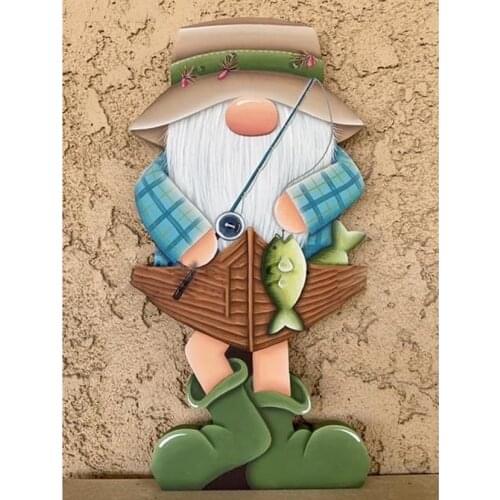 5D DIY Diamond Painting Christmas Goblin Gnomes Set Round Embroidery Mosaic Art Picture Rhinestone Home Decoration Gift GJ015