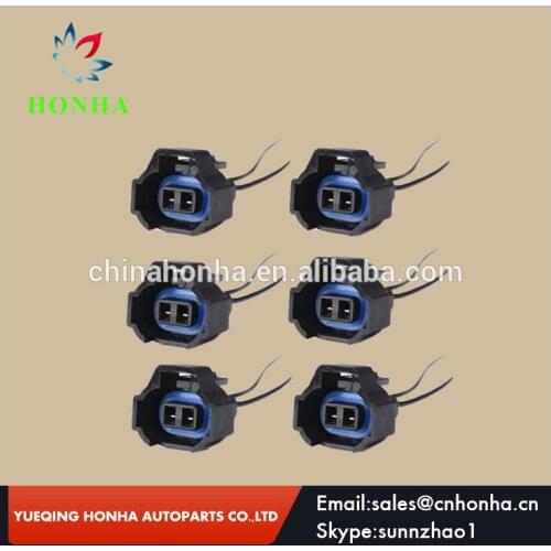 Free shipping DJ7024B-2-21 2 Pin Female Waterproof Fuel Injector Nozzle Connector Electrical Plug Wiring harness