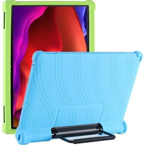 For Lenovo Yoga Pad Pro 13 inch YT-K606F K606 Case 2021 New Thickened Soft Silicone Children Safety Shockproof Black Cover Funda