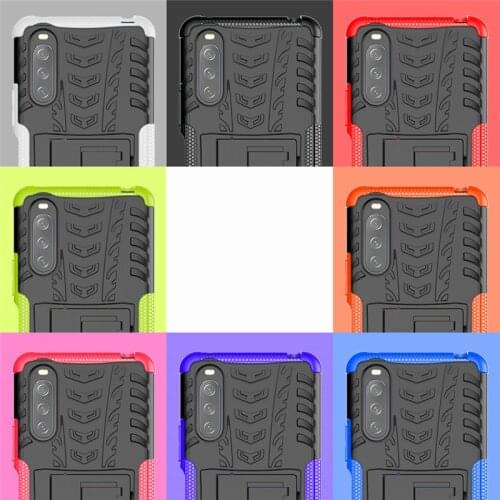 For Sony Xperia 10 III Case For Xperia 10 III Cover Texture Rubber Armor Holder Protective Shockproof Case For Xperia 10 5 III