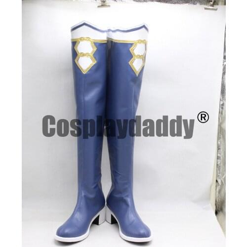 Hyperdimension Neptunia Noire Long Girls Cosplay Shoes Boots X002