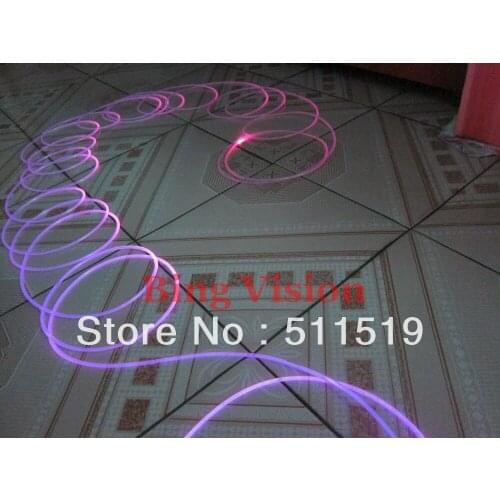 Good quality 2.5mm solid core side glow fiber 100m super soft for car or bus fiber optic lighting