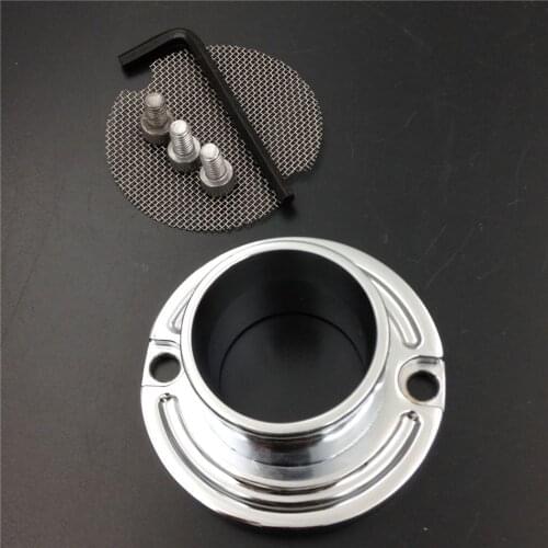 Chrome Exhaust Tip Muffler Power For Yamaha Grizzly 80 125 with stock exhaust system