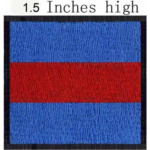 ICS Three Flag 1.5"high embroidery patch for patch serie a/sons-of-anarchy/3d applique
