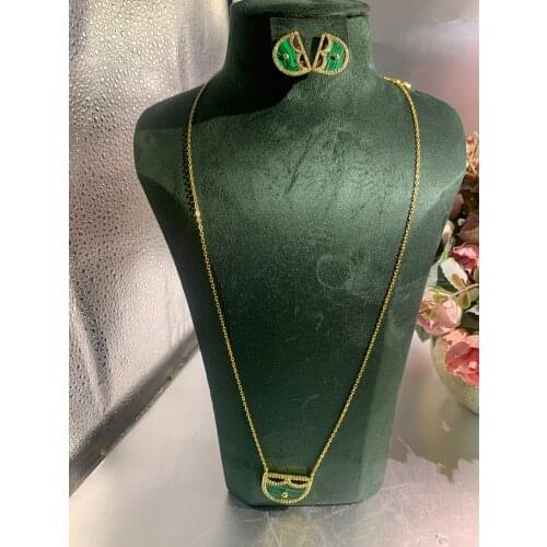 Janekelly African 2pcs Bridal Zirconia Jewelry Sets For Women jewelry sets & more Dubai Nigeria CZ Crystal Wedding Jewelry Sets