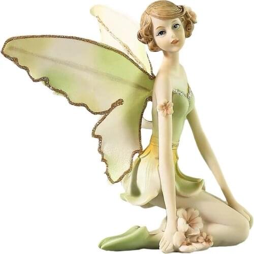 [MGT]European flower fairy angel decoration creative resin living room room decorations wedding gift car decoration