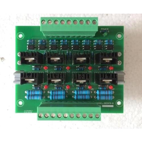 MODEL:DEENTR-8 8-way PLC amplifier board / power board / protection board / transistor board / optocoupler isolation board
