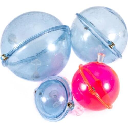 50%HOT 5Pcs Round Plastic Outdoor Sea Fishing Floats Bobbers Buoy Set Accessories