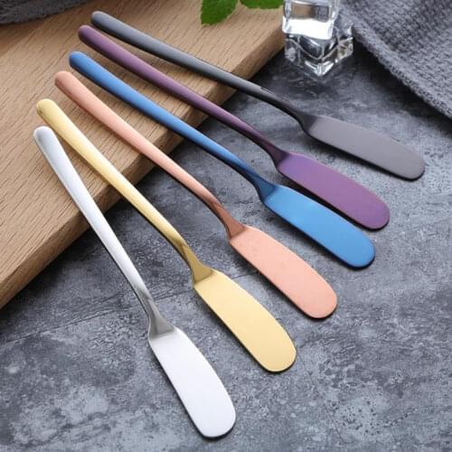 Stainless Steel Butter Knife Jam Knife Butter Cake Cream Knife Spatula Smoother Icing Frosting Cake F20173482