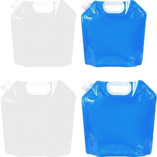 Practical Portable Outdoor BBQ Picnic Camping Water Bag Durable Multi-functional Classic Clear Foldable Water Container Bag