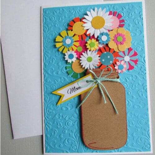 Vase and Flower Metal Cutting Dies For DIY Scrapbooking Album Embossing DIY Paper Cards Decorative Craft Dies New