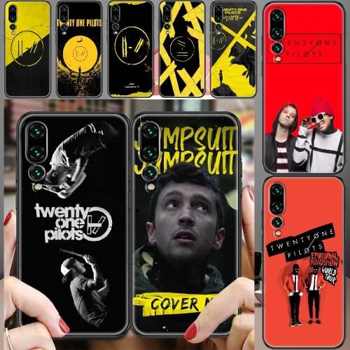 Twenty One Pilots 21 Pilots Phone case For Huawei P Mate P10 P20 P30 P40 10 20 Smart Z Pro Lite 2019 black trend bumper art