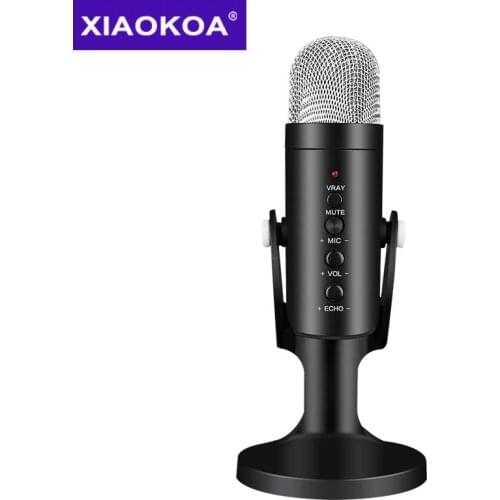 Usb Microphone For Pc Professional Condenser Mic With Noise Cancellation And Reverb Microphone Gaming Computer Karaoke Mikrofon