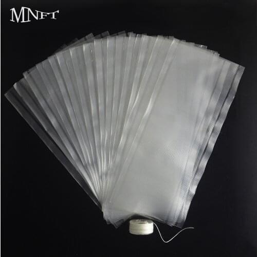 MNFT Water Soluble 30Pcs PVA Fishing Bag+20m Taska Breakdown PVA String Bait Thrower Bags Carp Fishing Tackle