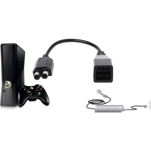 Transfer Charger Cable Charging Adapter Cord Power Supply Converter for Xbox 360 Flat to Slim