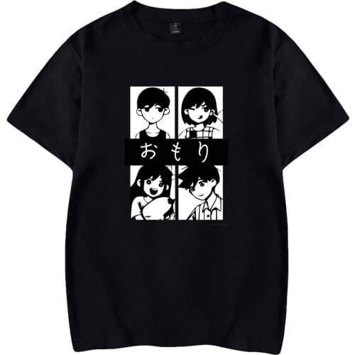 Women Omori T shirt graphic t shirts Anime Streetwear Harajuku men t-shirts print shirt Plus Size Casual unisex