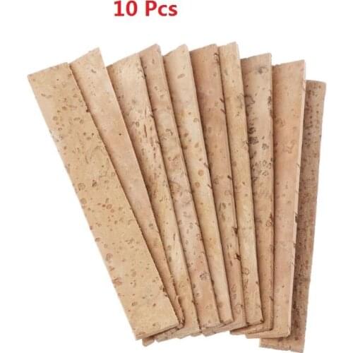 10pcs Clarinet Cork Bb Joint Corks Sheets For Saxophones Musical Instruments 81*11*2mm