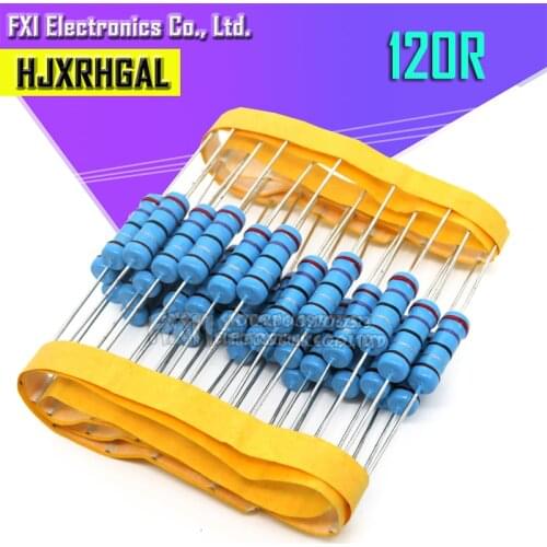 20pcs 120 ohm 2W 120R Metal film resistor New original