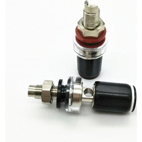 4Pairs Music Enthusiast Binding Post Speaker Terminal 50mm, Pure Copper Terminal, Power Amplifier Audio Terminal