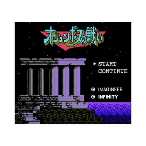 Olympus No Tatakai Region Free 60 Pin 8Bit Game Card For Subor Game Players