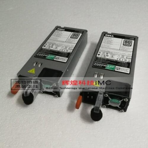 AVC DELL R830 T630 2000W EPP Z2000E-S1 D2000E-S0 0W1R7V