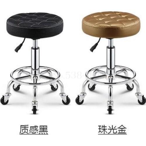 Bar Chair, Bar Chair, Beauty Chair, Backrest, High Stool, Swivel Lift Chair, High Foot Bar Chair, Bar Stool, Round Chair