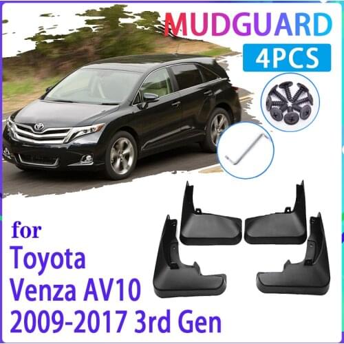 Car Mud Flaps for Toyota Venza AV10 2009-2017 2010 2011 2012 2013 2014 Mudguard Splash Guards Fender Mudflaps Auto Accessories