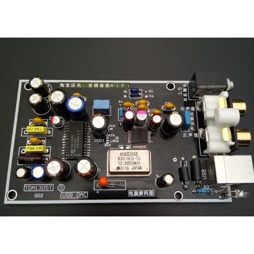 Dac Decoder Board Tda1305USB Decoder Board 3.5 Headphone Output Computer External Sound Card Fever Decoding OTG