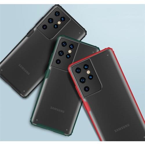 For Samsung Galaxy S21 Ultra Case Skin feel Full protection Shockproof Case For Samsung Galaxy S21 Plus 5G S20 FE Anti-fall