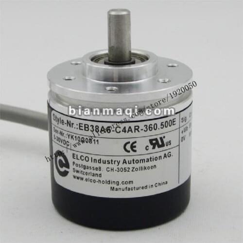 Elco ELCO EB38A6-C4AR-360.500E rotary encoder solid shaft 6mm 360 line