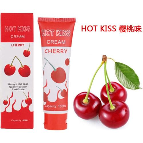 Silk Touch Gel Lubricant Sexual 100ml Cherry Cream Personal Aphrodisiac for Woman Oral Sex Vaginal Adult Sex Products