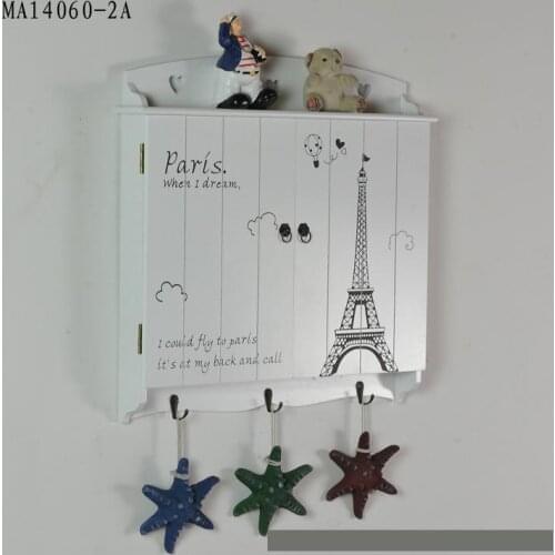 Mediterranean style Meter Box Blocked Dandelion Wall Decoration Wall Hangers Hook Keys Holder 49 * 7 * 45.5cm