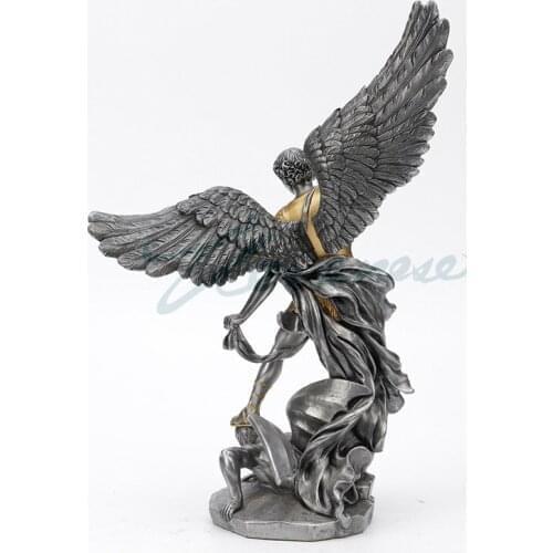Creative decoration Fighting Angel Saint Michael birthday gift home decoration export home accessories factory sculpture