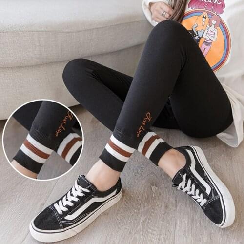 High-quality Pregnant Women Leggings Cotton Maternity Outer Wear Spring Autumn Slim Elastic Leg Mouth Pants for Pregnancy Women