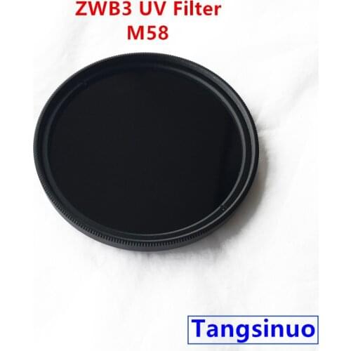 58mm UV Camera Filter ZWB3 253.7nm UG5 U-330 with Metal Ring