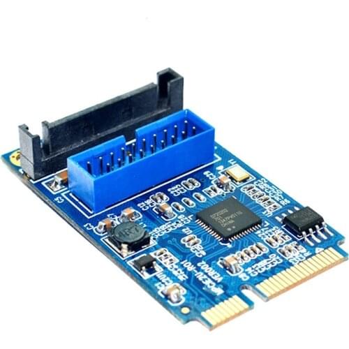 MINI PCI-E to USB3.0 adapter Riser card MINI PCIE to 20PIN/19-pin USB3.0 expansion card