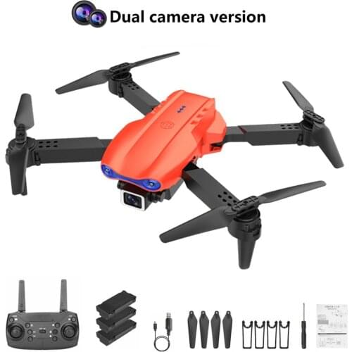 New K3 Drones 4K HD Dual Camera Foldable Height Drones WiFi FPV 1080p Real-time Transmission RC Quadcopter Toy PK SG906 Pro