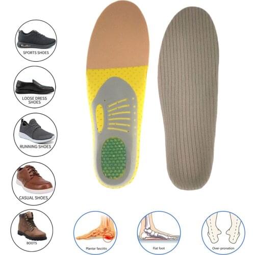 Orthopedic Insoles Orthotics Flat Foot Health Sole Pad For Shoes Insert Arch Support Pad For Plantar fasciitis Feet Care Insoles
