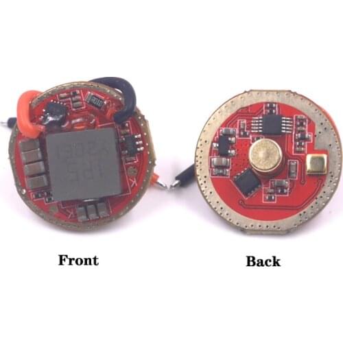 1pcs 22mm 2.8v-4.2v CREE XHP70 XHP70.2 6 Mode Boost Driver Circuit Board with Temperature Control Function For XHP70 6V LED