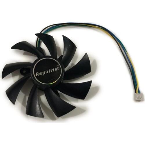PLA09215B12H 85MM PWM 2Ball Bearing R9-270X GPU VGA Cars Cooler Fan For Club 3D R7 265 R9 270X Graphics Card Cooling