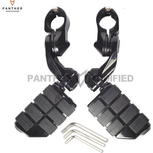 Universal 1 1/4" 32mm Motorcycle Foot Pegs Footrests Foot Boards case for Harley-Davidson HONDA KAWAKASI SUZUKI YAMAHA