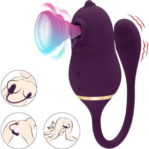 Sucking Vibrator Sex Toys for Women Dildo G Spot Stimulator Clitoris Sucker Vibrators 10 Speeds Vagina Massager Masturbators